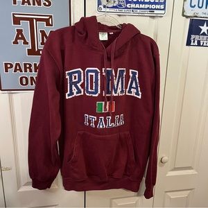 Roma Italia pullover hoodie sweatshirt